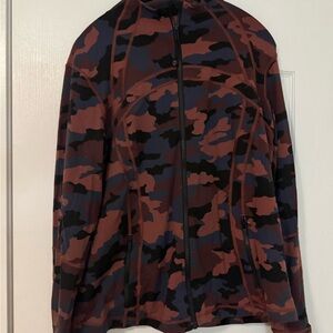 Lululemon Athletica Camo Jacket - Black and Brown